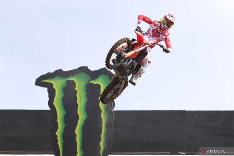 Pembalap MX2 Indonesia Tercecer pada Race 1 MXGP Indonesia