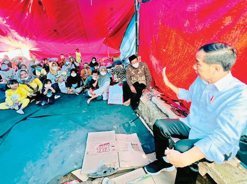 PEMERINTAH AKAN BANGUN 200 RUMAH TAHAN GEMPA DI CIANJUR