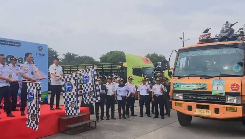 Pemprov DKI Berangkatkan Ratusan Motor Milik Pemudik dari Terminal Pulogadung