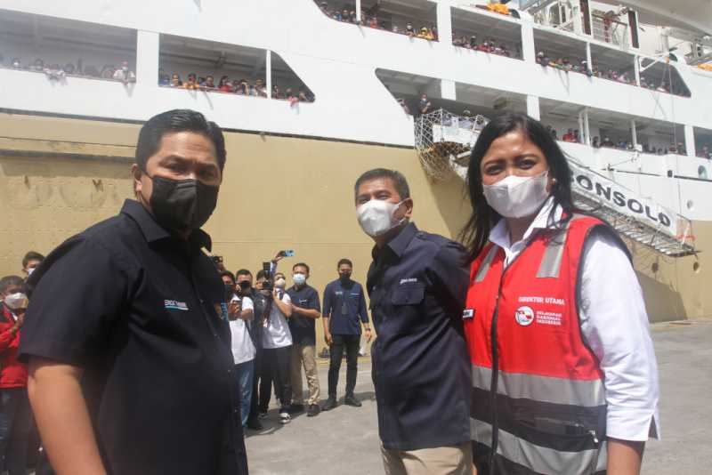 Pemudik Sepeda Motor Gratis Naik KM Dobonsolo