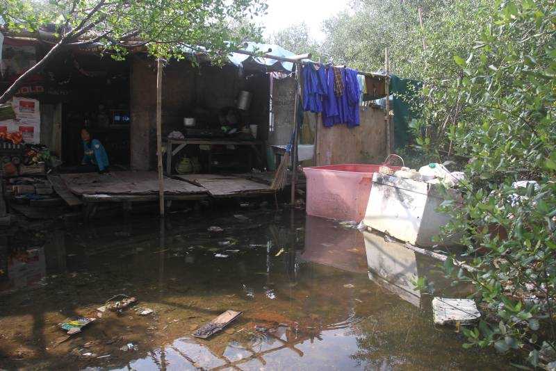 pemukiman Terendam Rob
