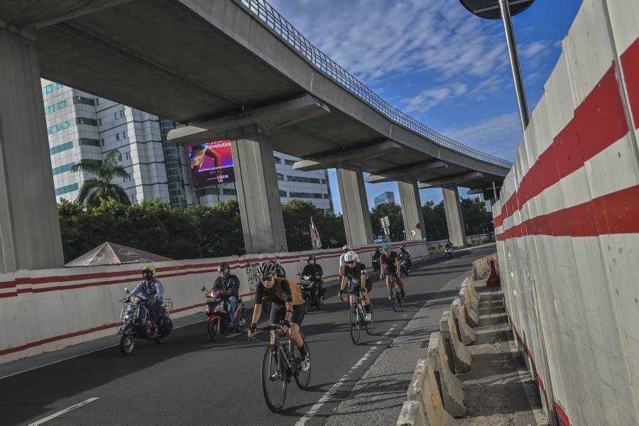 Penambahan Jalur Sepeda di Jalan HR Rasuna Said