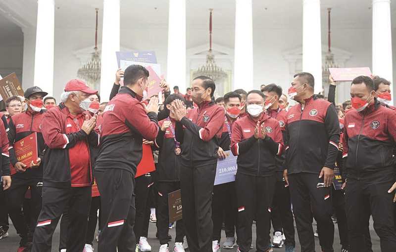 PENYERAHAN BONUS UNTUK ATLET SEA GAMES