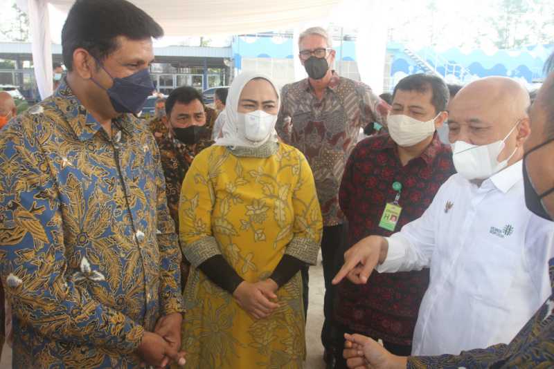 Peresmian Investasi perluasan kapasitas pabrik dan instalasi boiler biomassa