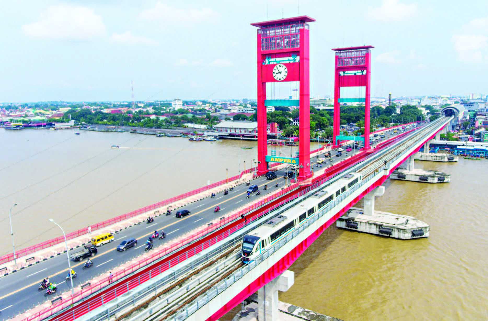 PERJALANAN LRT PALEMBANG DIKURANGI