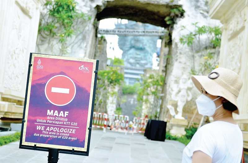 PERSIAPAN GWK UNTUK "GALA DINNER" KTT G20