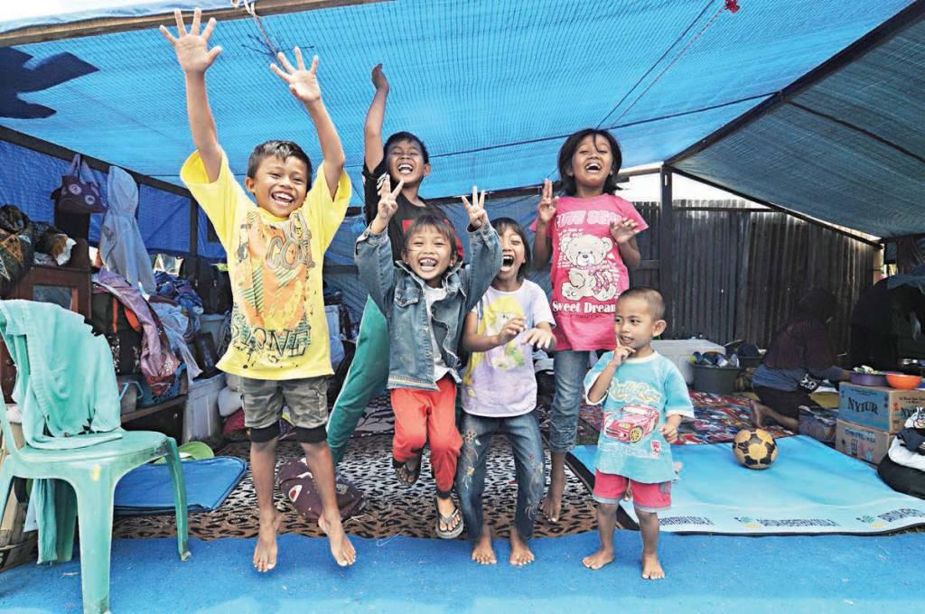 Anak-anak pengungsian