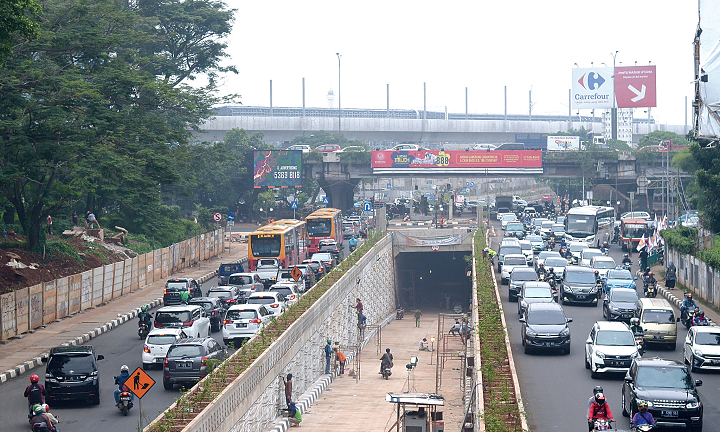 Pengerjaan "Underpass" Lebak Bulus