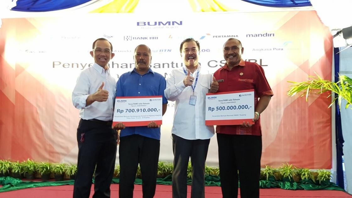 Jamkrindo Salurkan Bantuan