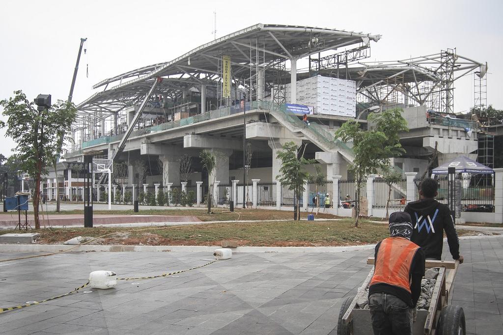 Pembangunan Stasiun LRT