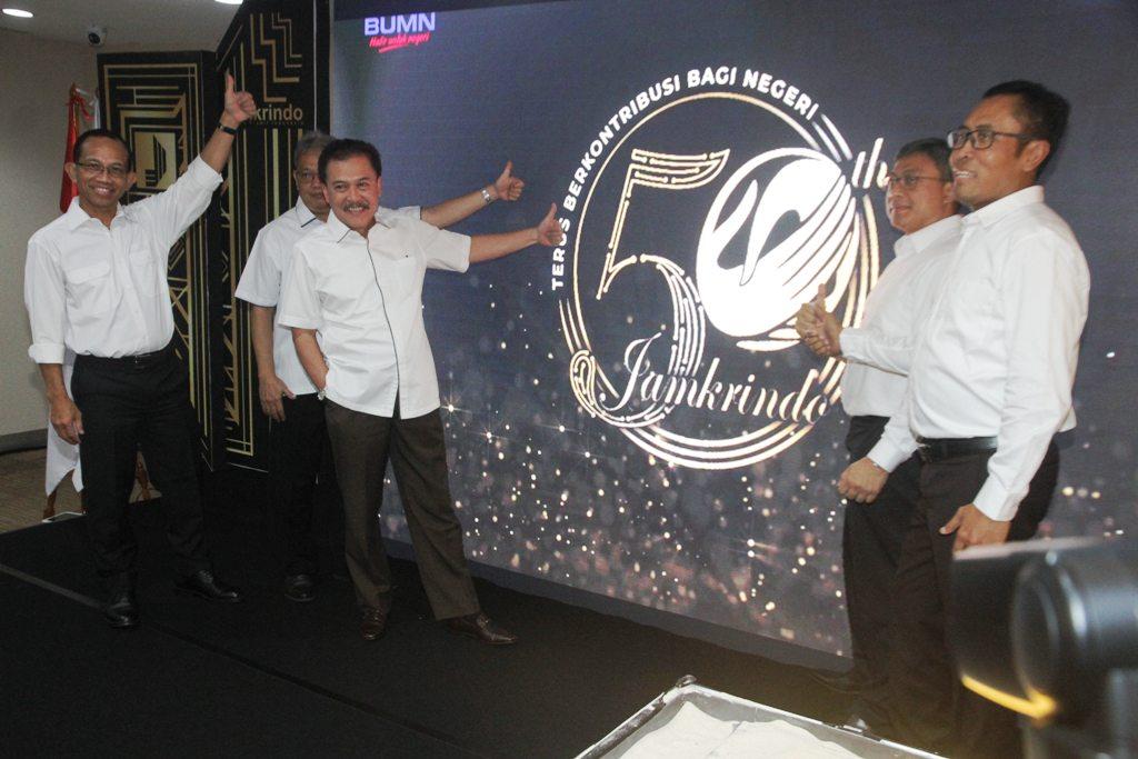 Logo 50 Tahun Jamkrindo