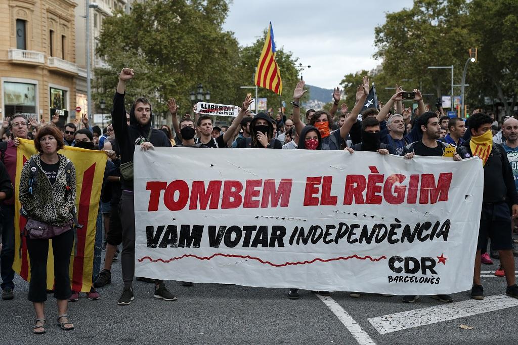 Aksi di Barcelona