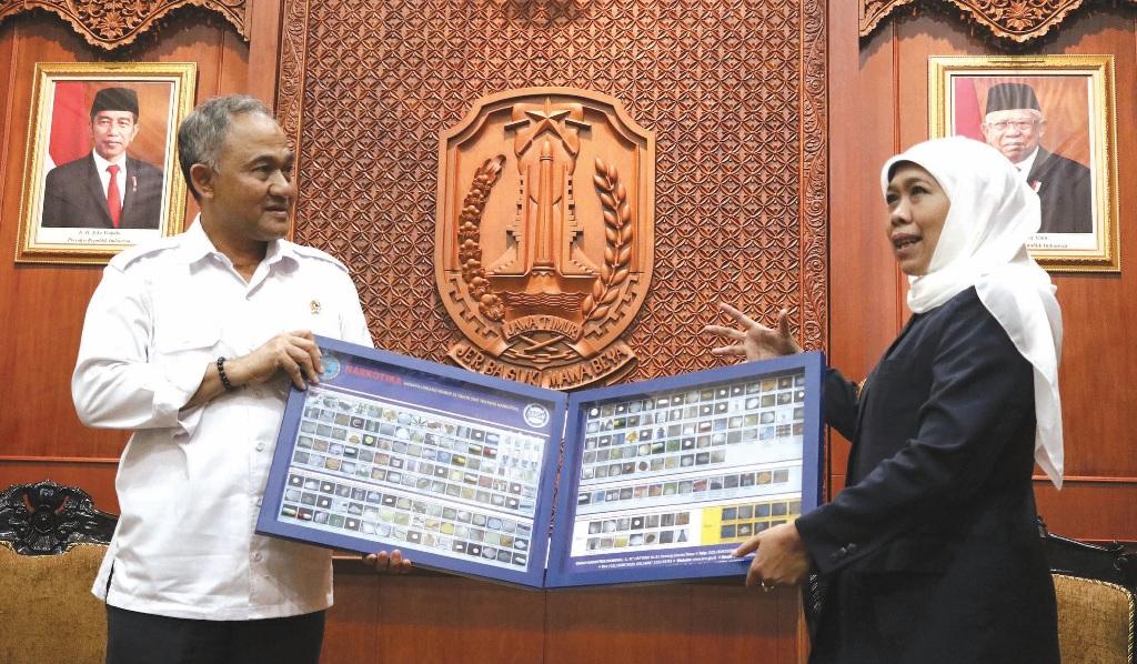 Kunjungi Gubernur Jatim