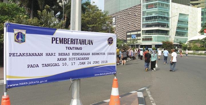 "Car Free Day" Ditiadakan Sementara