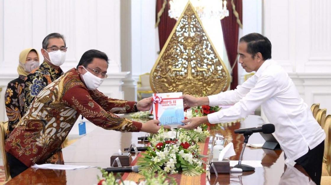 Menerima Pimpinan BPK