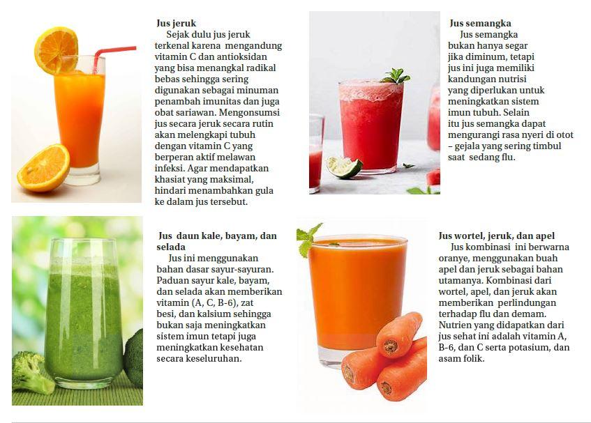 Jus Sehat Peningkat Imun