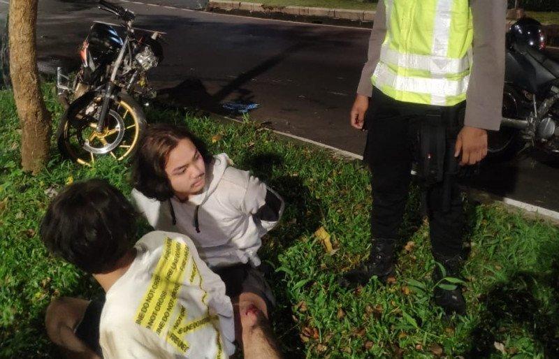 Tabrak Anggota Patroli PSBB,  Dua Mahasiswa Ditangkap 
