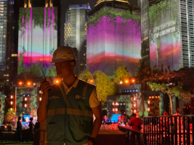 PLN Gunakan Pengamanan 4 Lapis Pada Gala Dinner KTT ke-43 ASEAN, Lampu Warna-warni Menambah Keindahan Hutan Kota