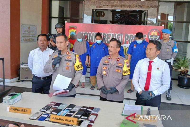 Polres Temanggung Tahan Komplotan Pencopet Asal Cirebon