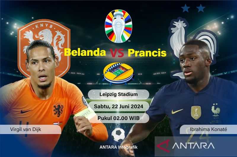 Prancis vs Belanda: Ofensif Oranye Dihadang Pragmatisme "Les Blues"