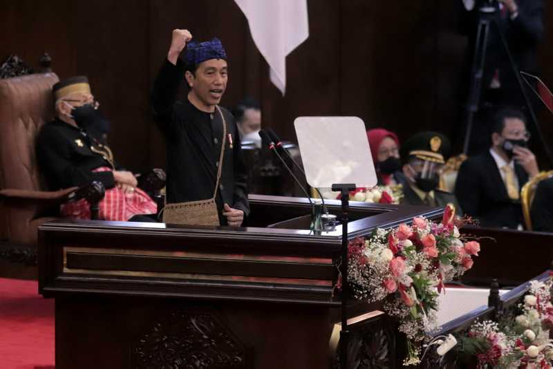 Presiden Joko Widodo Hadiri Sidang Tahunan MPR dan Sidang Paripurna DPR