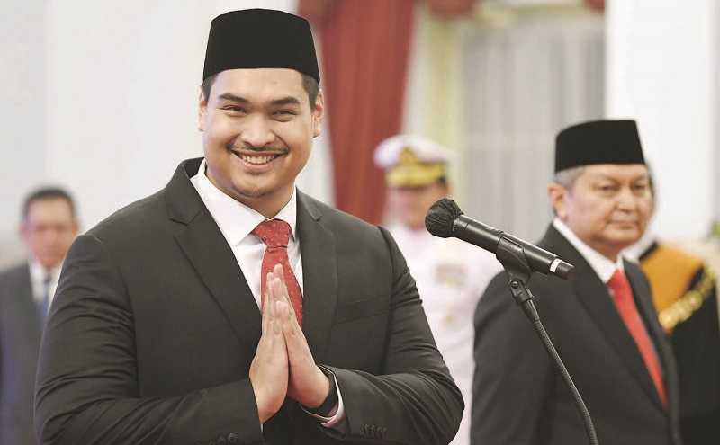 PRESIDEN JOKOWI MELANTIK ARIO BIMO NANDITO ARIOTEDJO SEBAGAI MENPORA