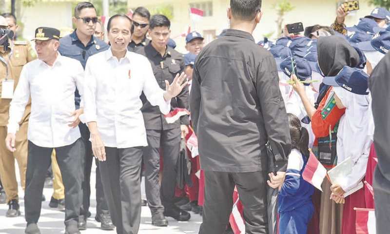 PRESIDEN JOKOWI RESMIKAN SPAM REGIONAL MEDAN-BINJA-DELI SERDANG