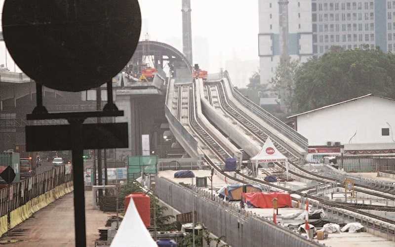 PROGRES PEMBANGUNAN LRT 87,54 PERSEN