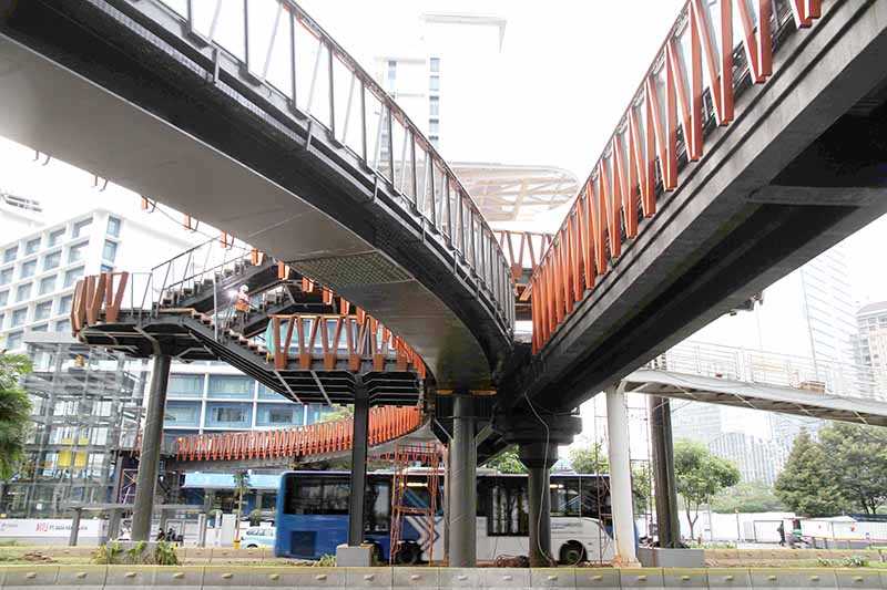 Proyek Pembangunan JPO Karet