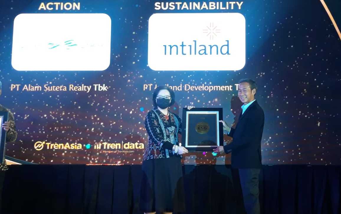 PT Intiland Development Tbk meraih Penghargaan Keberlanjutan