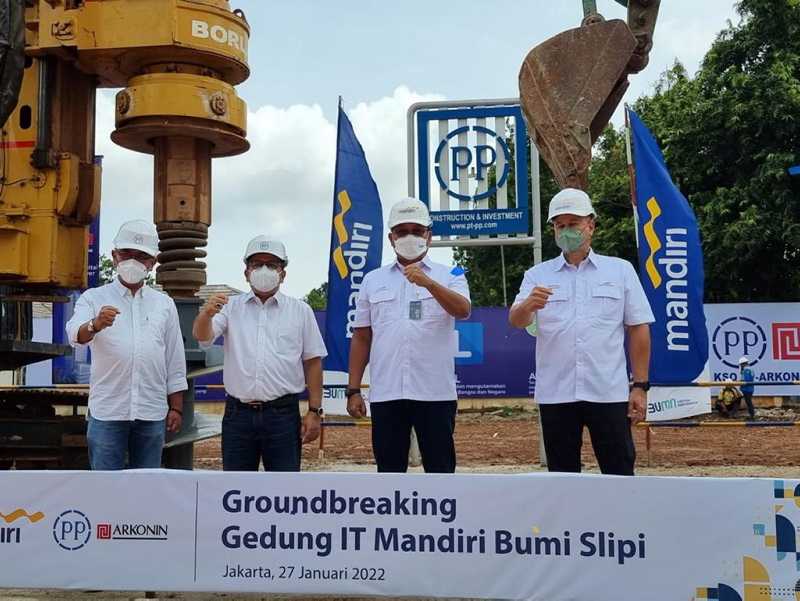 PTPP Mulai Bangun Gedung IT Mandiri Bumi Slipi