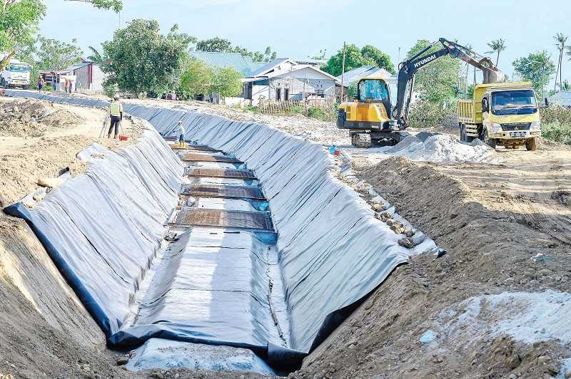 PUPR BANGUN INFRASTRUKTUR IRIGASI DI PERDESAAN