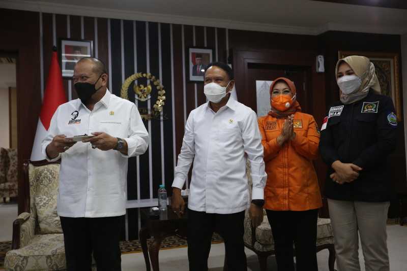 Rakor DPD dengan Menpora Bahas PON XX 2021