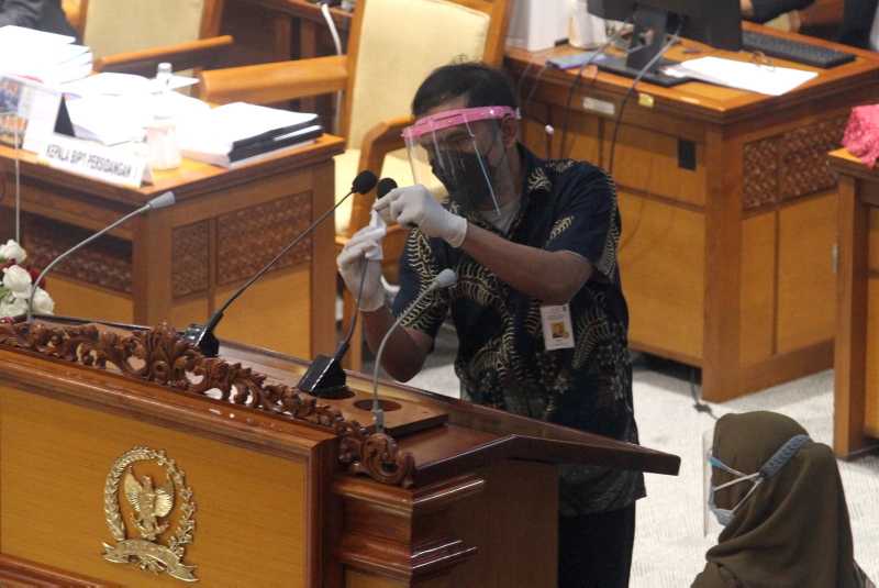 Rapat Paripurna DPR Tetap Dengan Protokol Kesehatan Yang Ketat