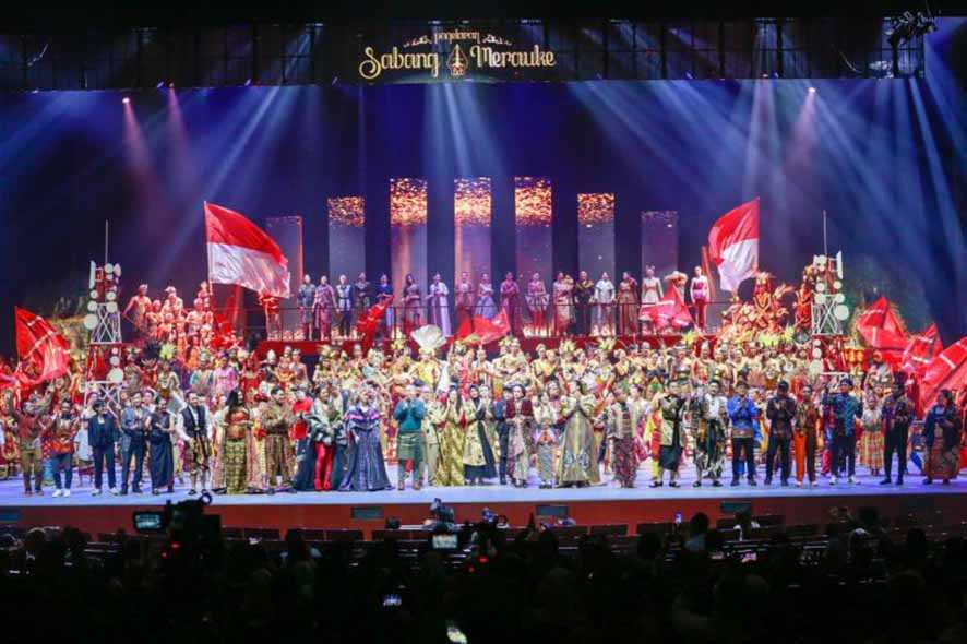 Ratusan Seniman Tampil di Pagelaran Sabang Merauke Pahlawan Nusantara