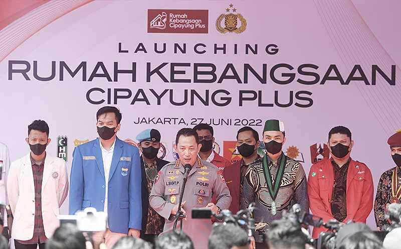 Resmikan Rumah Kebangsaan