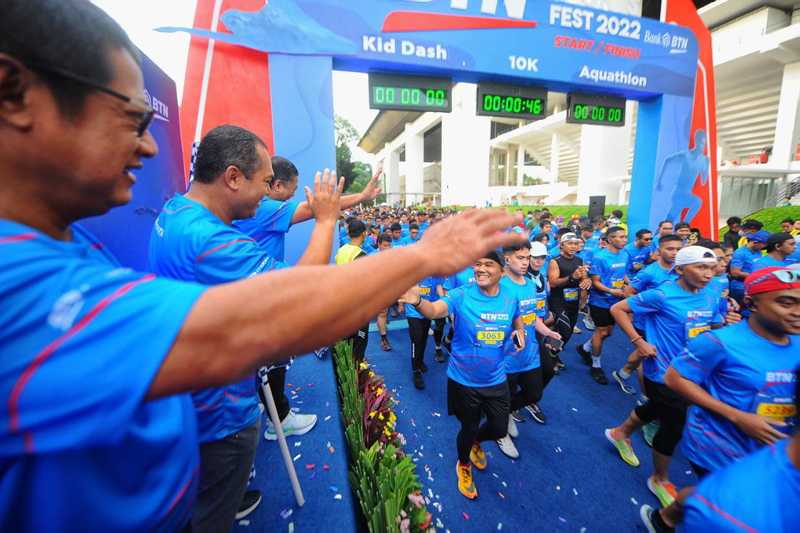 Ribuan Pelari Ikuti BTN Sports Fest 2022