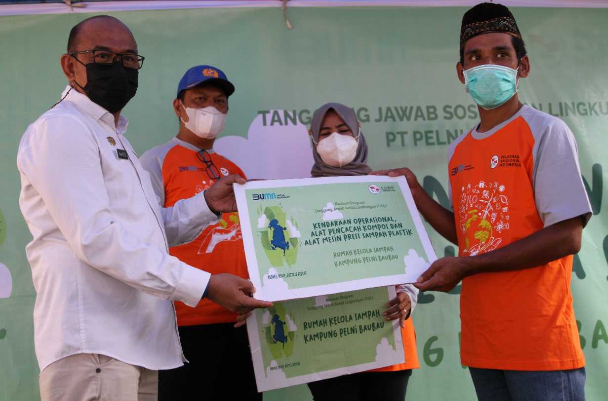 Rumah kelola sampah kampung Pelni