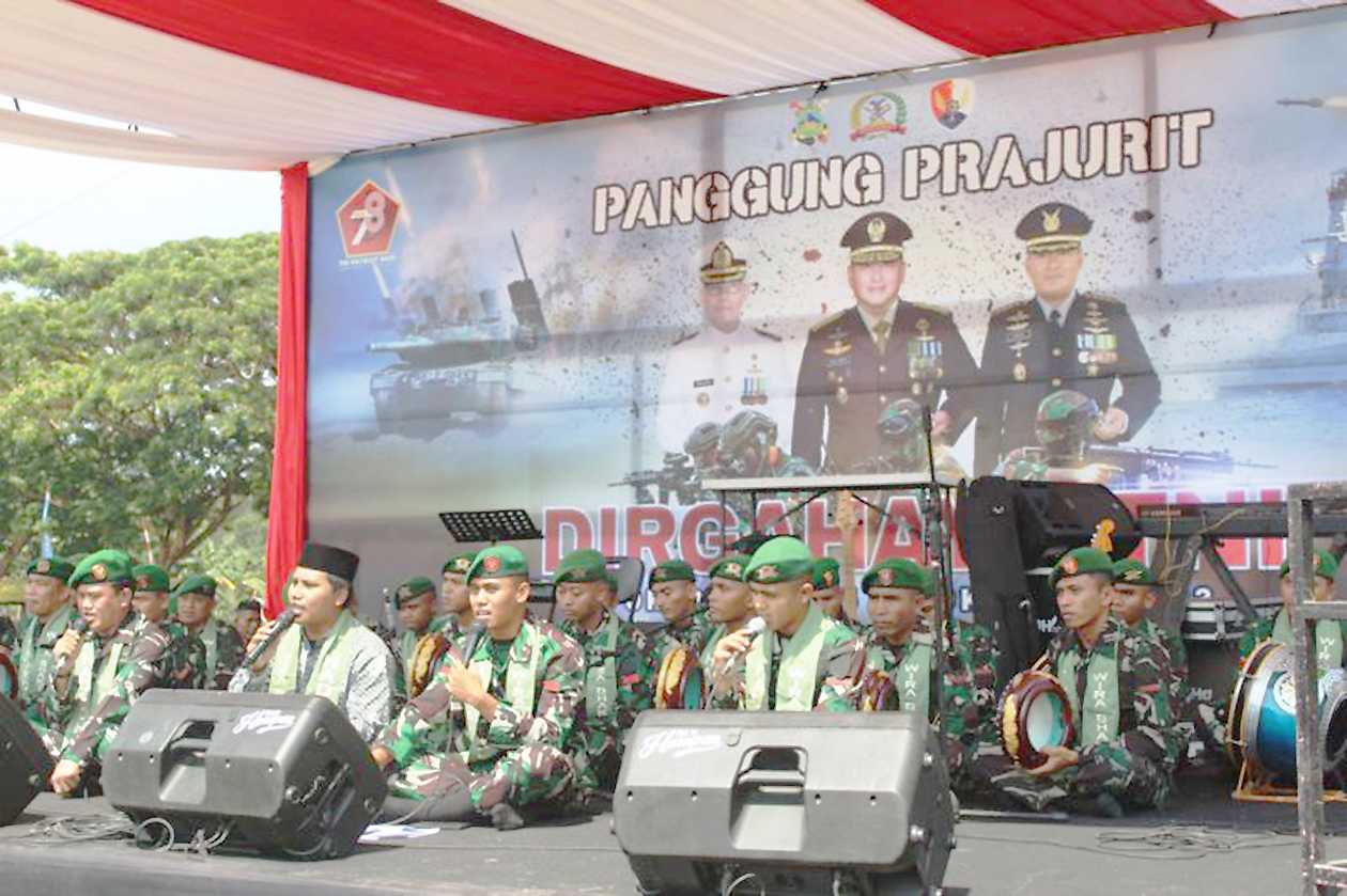 Seni "Hadrah" Warnai Perayaan HUT TNI ke-78 di NTB