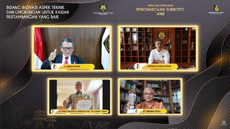 SIG Raih Penghargaan Subroto dari Kementerian ESDM