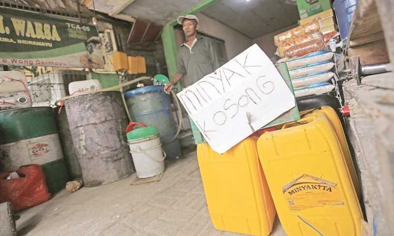 STOK MINYAK GORENG CURAH KOSONG
