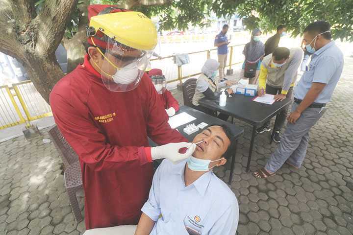 Tes Covid-19 Supir Bus