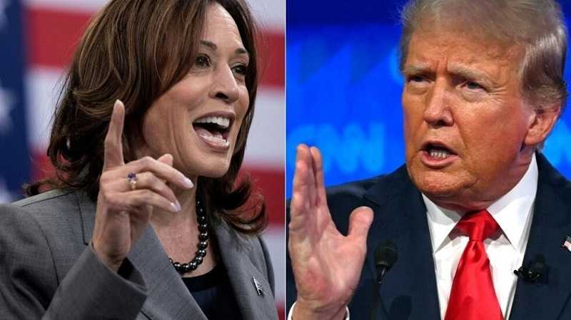 Trump dan Harris Imbang Jelang Debat Capres AS di Televisi
