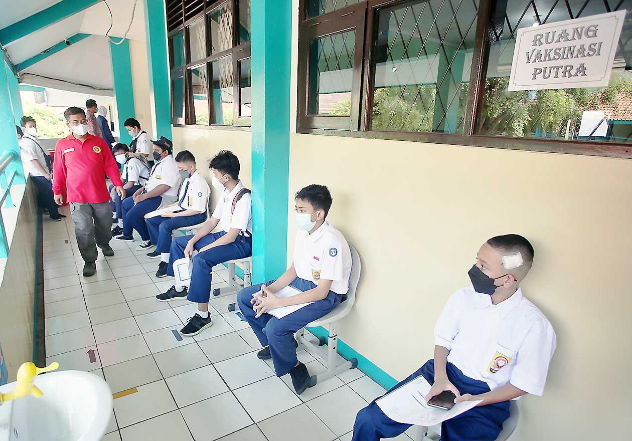 Vaksinasi Pelajar Dosis Kedua