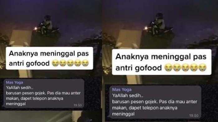 Viral Kisah Driver Ojol yang Anaknya Meninggal saat Antar Makanan, Pelanggan Ini Bongkar Kisahnya