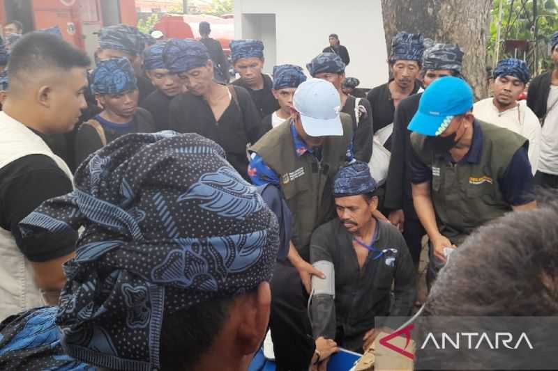 Warga Badui Jalani Pemeriksaan Kesehatan Gratis di Kegiatan Seba Badui