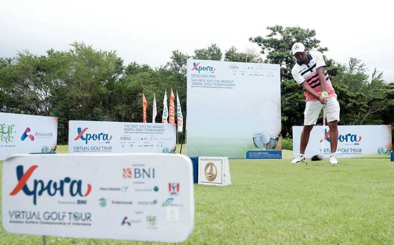 Xpora Virtual Golf Tour 2021 Libatkan Pelaku UMKM Dalam Pemenuhan Konsumsi Hingga Pakaian Peserta