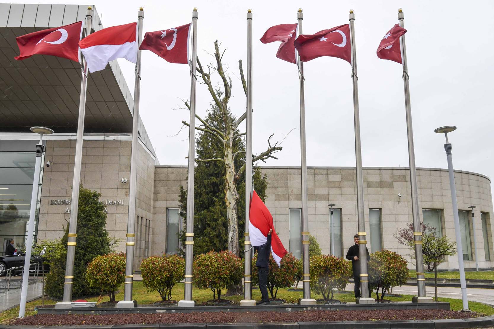  Persiapan kedatangan Presiden Prabowo di Ankara Turki