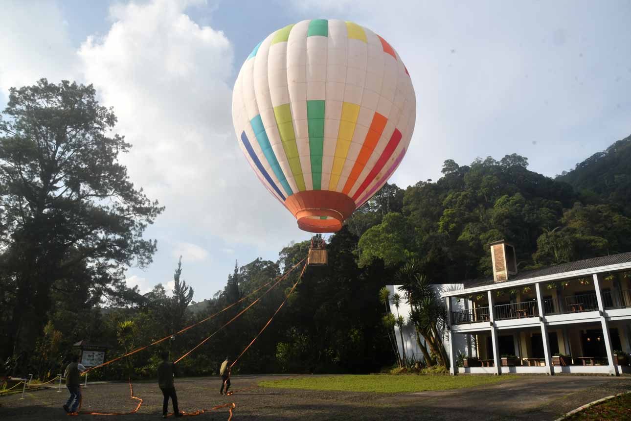 Wisata Balon Udara di Puncak Bogor