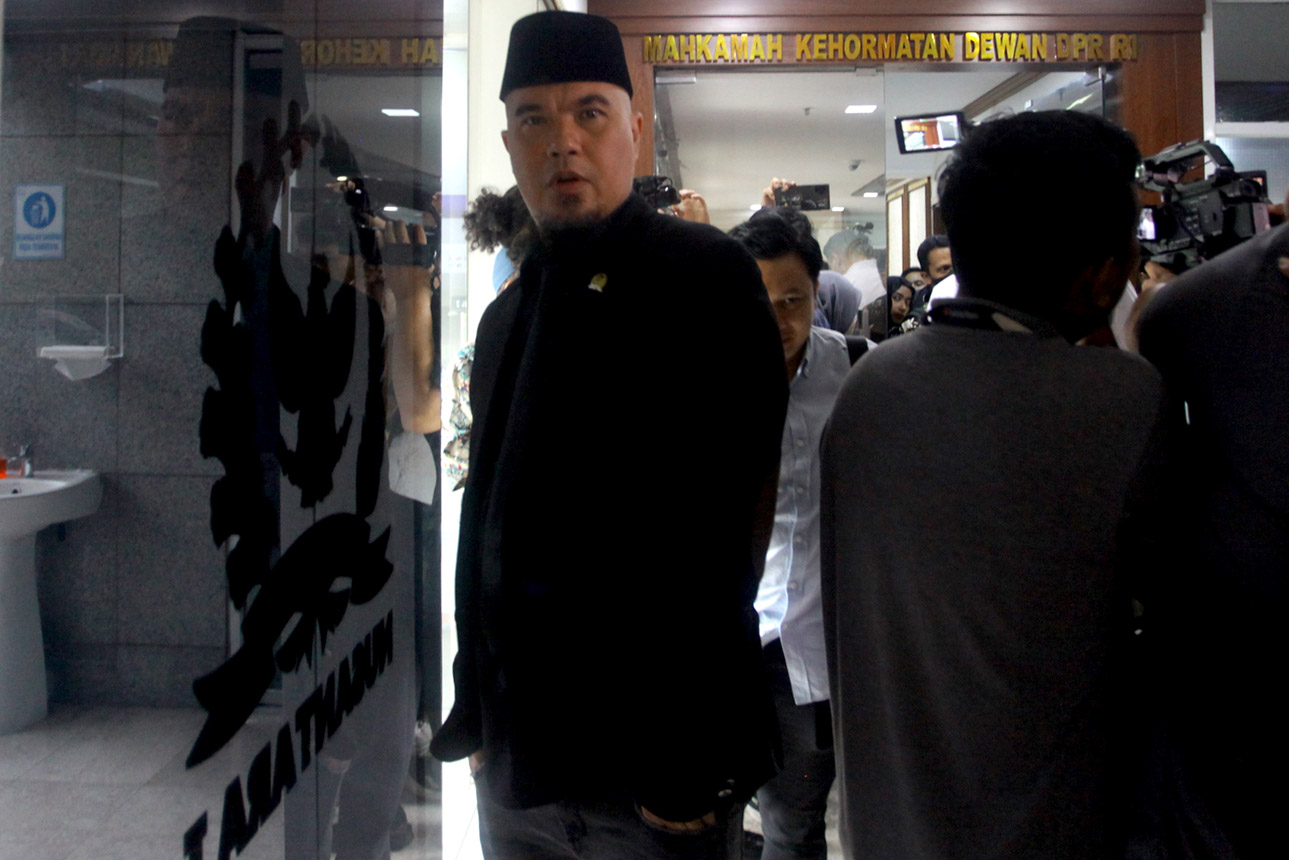 Jalani Sidang Etik di MKD DPR, Ahmad Dhani Diputus Bersalah Karena Hina Marga Pono